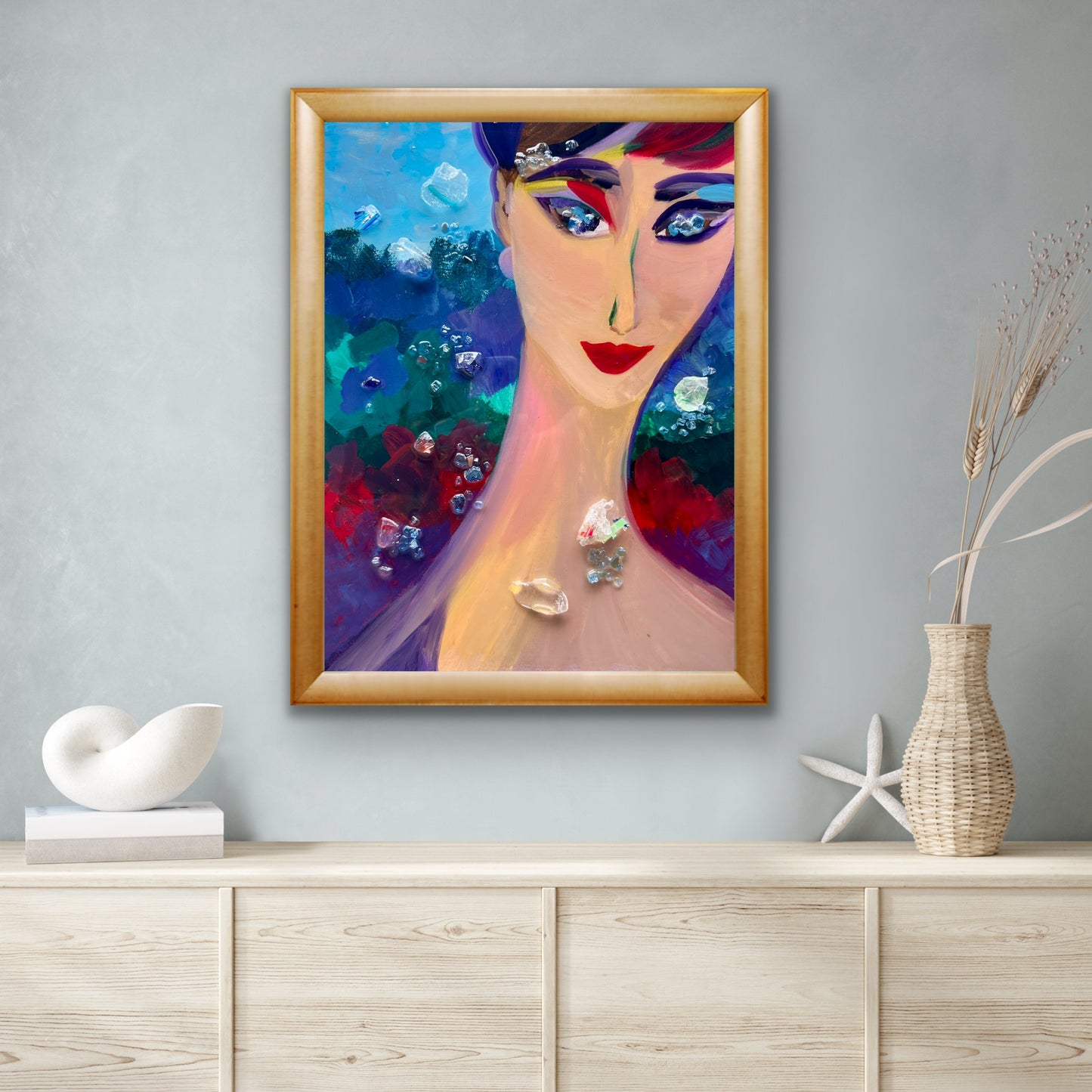 Lady in the Vineyard